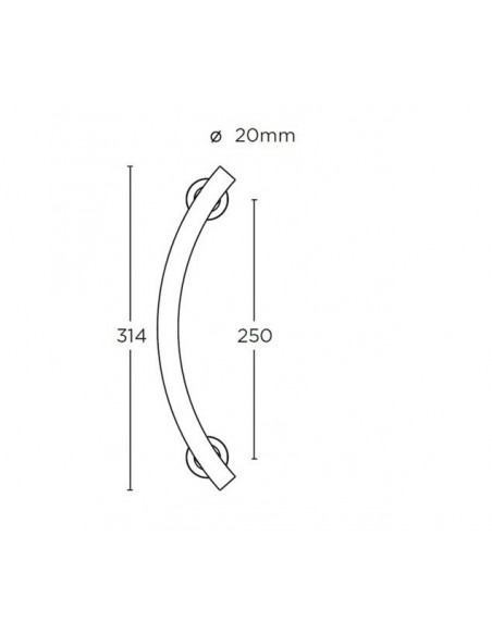 Ορειχάλκινη χειρολαβή σειρά 477
