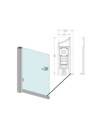 Αεροστόπ GLASS για γυάλινες πόρτες
