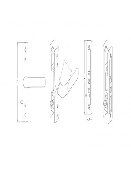 Lock and window handle Reflex  Lock and window handle Reflex