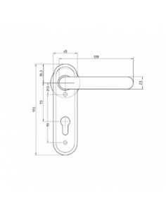 Knob Handle fire resistant door 2