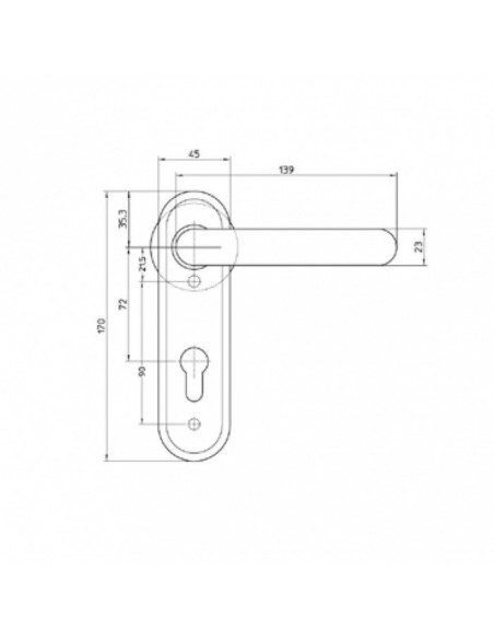 Knob Handle fire resistant door Knob Handle fire resistant door