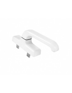 Aluminium pivoting handle for inward opening windows
