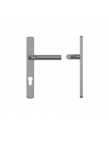 Χειρολαβή με πλάκα INOX 1308
