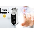 Ασύρματο ηλεκτρονικό αριθμητικό πληκτρολόγιο με δακτυλικό αποτύπωμα για κλειδαριά ENTR