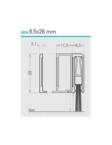 Air stopper GLASS PIVOT