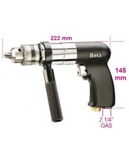 Αναστρεφόμενο κρουστικό αερόκλειδο, από συνθετικό υλικό  Μηχανισμός κρούσης Double hammer Αναστρεφόμενο κρουστικό αερόκλειδο, από συνθετικό υλικό  Μηχανισμός κρούσης Double hammer