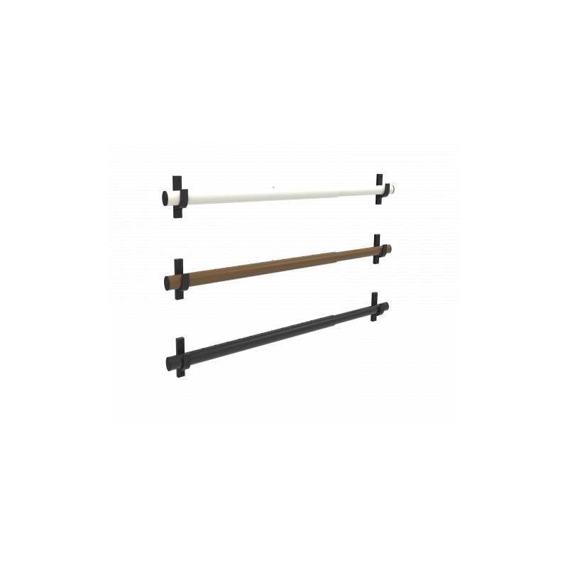 Adjustable safety bar for entry doors of all types