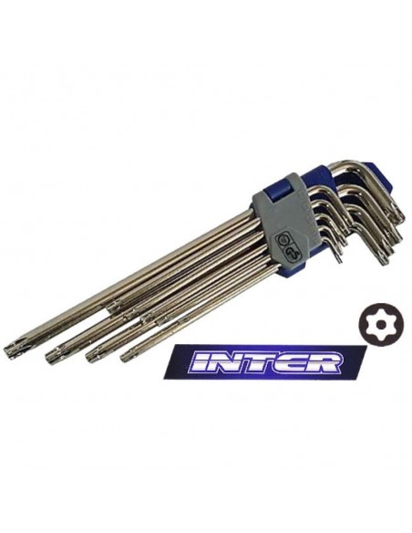 ALLEN ΜΑΚΡΙΑ TORX ΜΕ ΤΡΥΠΑ(T10-T50) SET INTER 9 ΤΕΜ . ALLEN ΜΑΚΡΙΑ TORX ΜΕ ΤΡΥΠΑ(T10-T50) SET INTER 9 ΤΕΜ .
