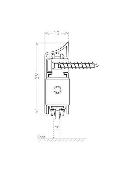 Automatic air-stop for doors Automatic air-stop for doors