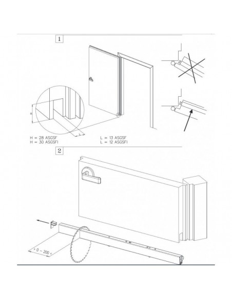 Automatic air-stop for doors Automatic air-stop for doors