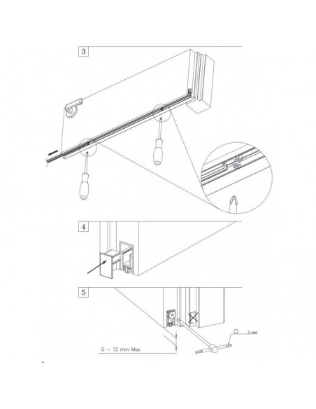 Automatic air-stop for doors Automatic air-stop for doors