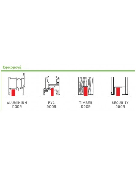 Automatic air-stop for doors Automatic air-stop for doors