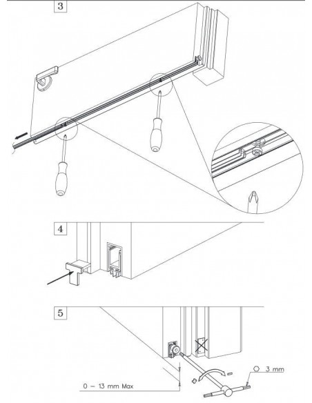 Automatic air-stop for doors Automatic air-stop for doors
