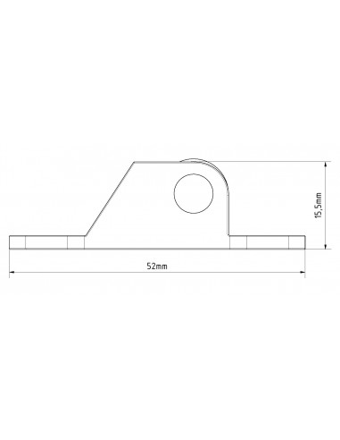 Ροδάκι οδηγός ιμάντα L16mm για ρολά στόρια (παντζούρια)
