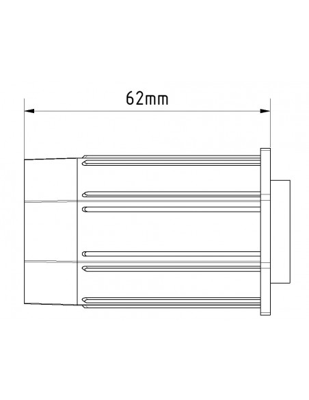 Μεταλλική κούπα με τετράγωνη τρύπα για μειωτήρα για ρολά στόρια (παντζούρια) Μεταλλική κούπα με τετράγωνη τρύπα για μειωτήρα για ρολά στόρια (παντζούρια)