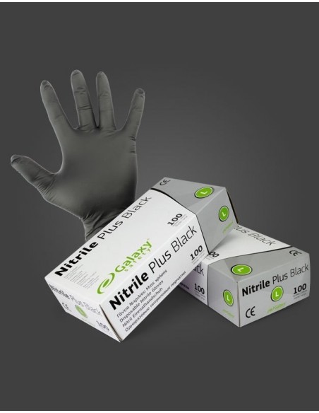 Γάντια νιτριλίου - Galaxy Nitrile Plus Black 237
