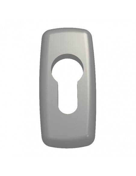 Double handle aluminum handle with rosette for door Double handle aluminum handle with rosette for door