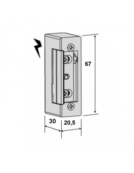 Electric door strike 1740 JIS- Barcelona-Spain Electric door strike 1740 JIS- Barcelona-Spain