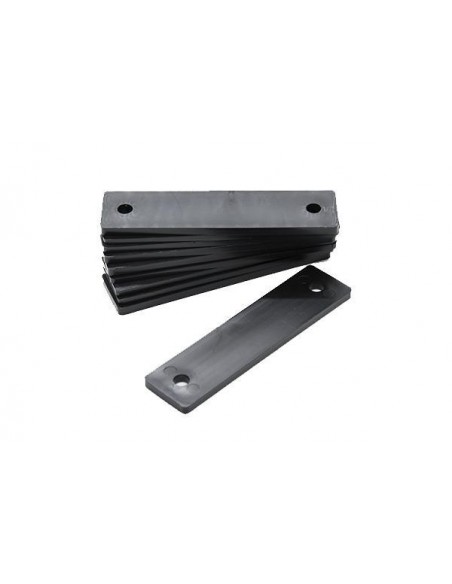 Adjustable safety bar for entry doors of all types Adjustable safety bar for entry doors of all types