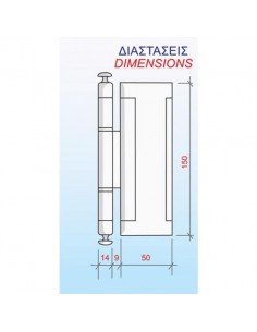 Security hinged aluminum doors and windows and plastic DOUBLEX- XL CAL 2