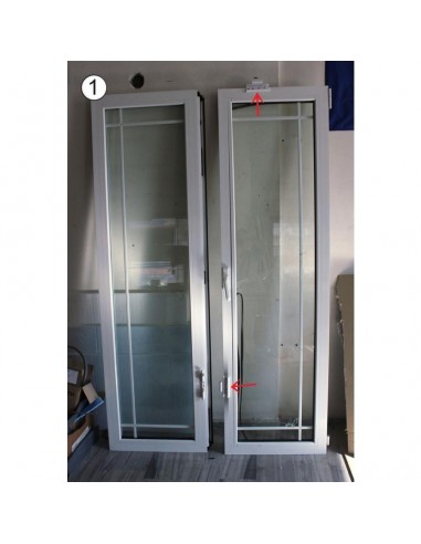 Security hinged aluminum doors and windows and plastic DOUBLEX- XL CAL