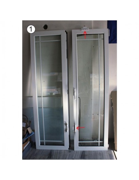 Security hinged aluminum doors and windows and plastic DOUBLEX- XL CAL Security hinged aluminum doors and windows and plastic DOUBLEX- XL CAL