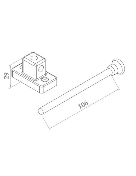 Safety pistons for sliding doors and windows Safety pistons for sliding doors and windows