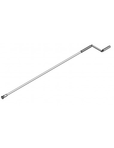Μανιβέλα L1500mm με καμπάνα για ρολά στόρια (παντζούρια)