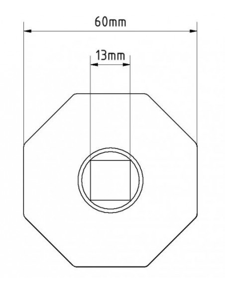 PVC Mug with square hole