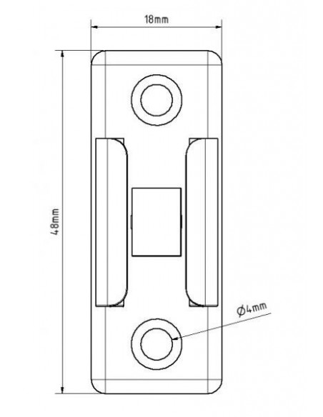 Plastic retaining bracket crank Plastic retaining bracket crank