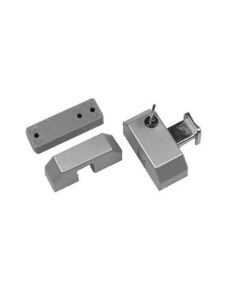 Lockable safety for hinged doors and windows Lockable safety for hinged doors and windows