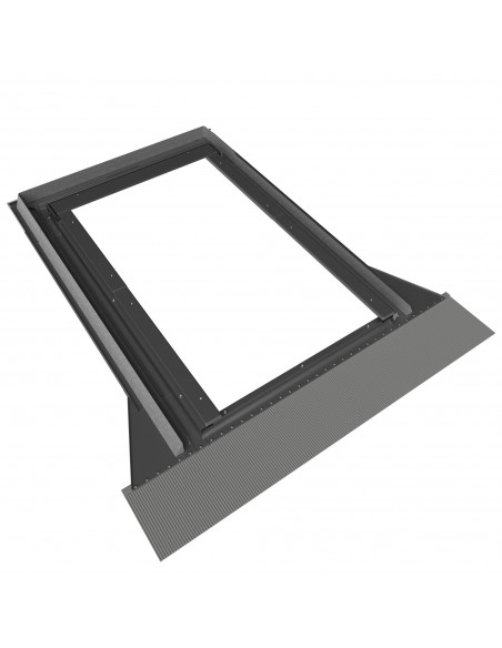 Παράθυρο ταράτσας - στέγης - οροφής Optilight κεντρικού άξονα περιστροφής 