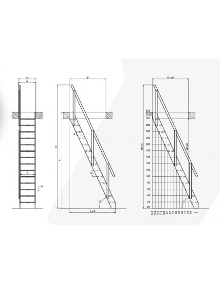 Σκάλες οροφής MSA Altero