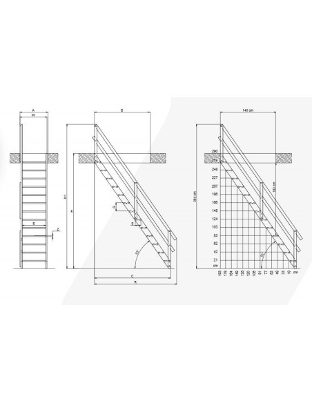 Σκάλες οροφής MSU Universal