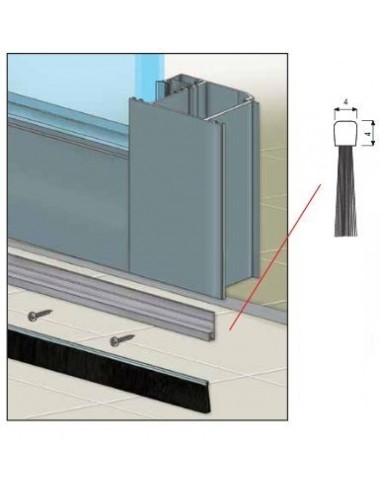 Brush Profix DG1180 with grip Profix DF500l profile