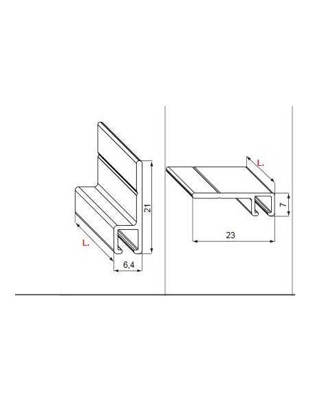 Βουρτσάκι Profix DG1200 με προφίλ κρατήματος Profix DF400l Βουρτσάκι Profix DG1200 με προφίλ κρατήματος Profix DF400l