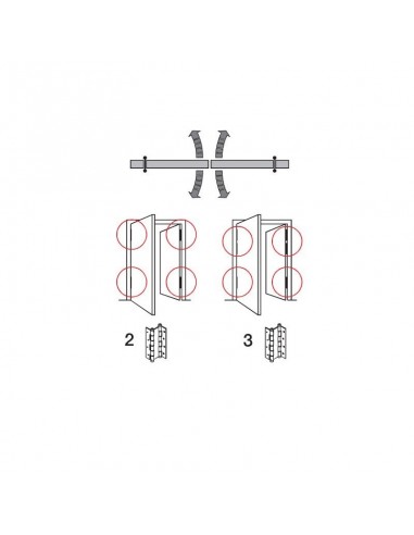 Μεντεσές ελατηρίου επαναφορας για πόρτες αλέ-ρετούρ 180-50