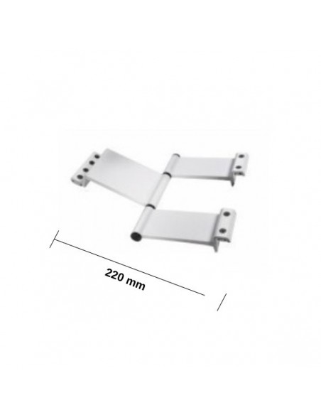 Reversible hinges Camera Europea 220mm MM-10-220