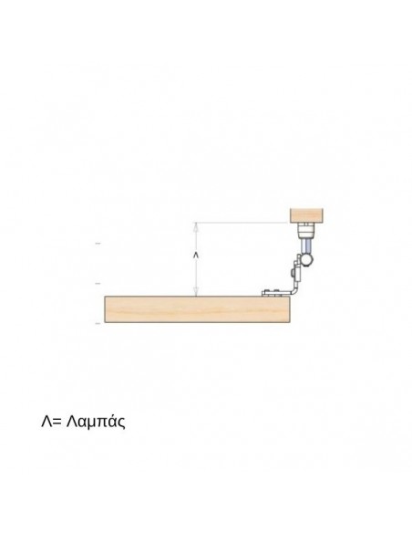 Μάσκουλο ανοξείδωτο σταθερού λαμπά ίσια με καβαλίκι 177FS Μάσκουλο ανοξείδωτο σταθερού λαμπά ίσια με καβαλίκι 177FS