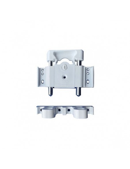 Double security latch for opening doors and windows