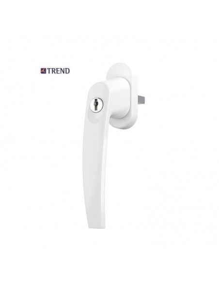 Handle with key for doors and plastic windows, aluminum and wooden Handle with key for doors and plastic windows, aluminum and wooden