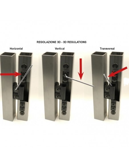 Χωνευτός κρυφός μεντεσές για μεταλλική πόρτα Χωνευτός κρυφός μεντεσές για μεταλλική πόρτα