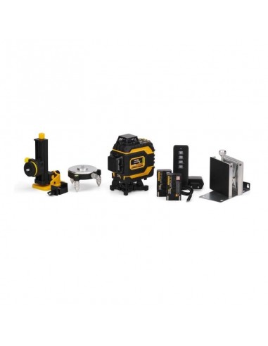 Αλφάδι Laser Powerlevel 4D 16 γραμμών πράσινο Helix Power