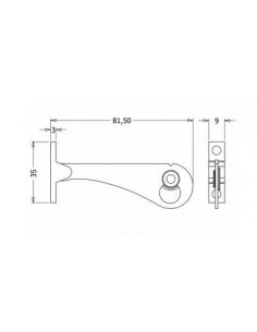 Security CLEVERLOK for single sash sliding aluminum doors and windows 2