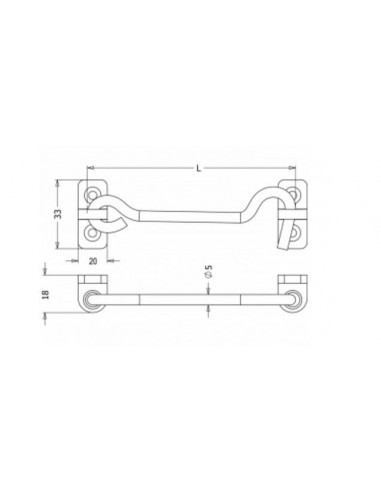 Γάντζος ανοξείδωτος