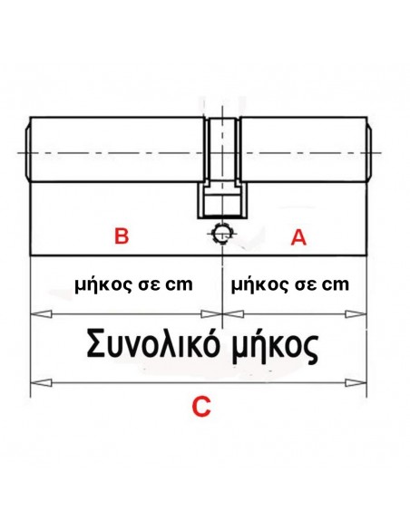 Κύλινδρος (αφαλός) απλός με 3 κλειδιά (ΝΙΚΕΛ-ΜΑΤ) Κύλινδρος (αφαλός) απλός με 3 κλειδιά (ΝΙΚΕΛ-ΜΑΤ)