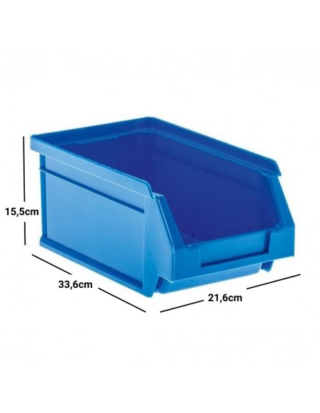 Πλαστικό σκαφάκι αποθήκευσης σοδιαζόμενο 236x160x130 mm