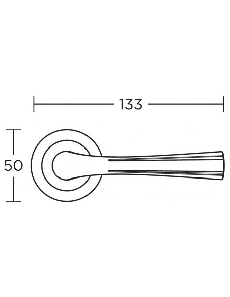 Πόμολο και χειρολαβή για πόρτα Convex σειρά 445 Πόμολο και χειρολαβή για πόρτα Convex σειρά 445