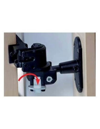 Automatic shutter stop hinge for hinges