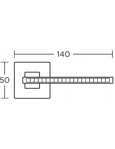 Πόμολο και χειρολαβή για πόρτα Convex σειρά 1215